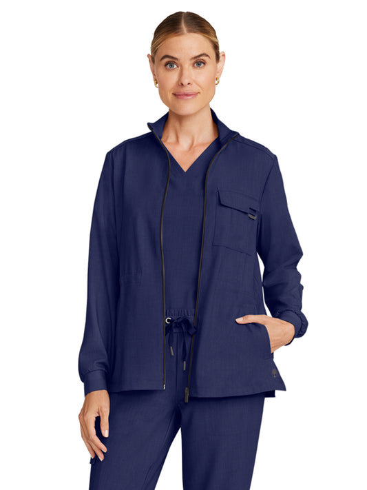 Women's 4-Pocket Utility Jacket - 360 - Navy