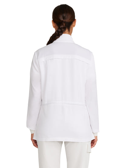 Women's 4-Pocket Utility Jacket - 360 - White Gardenia