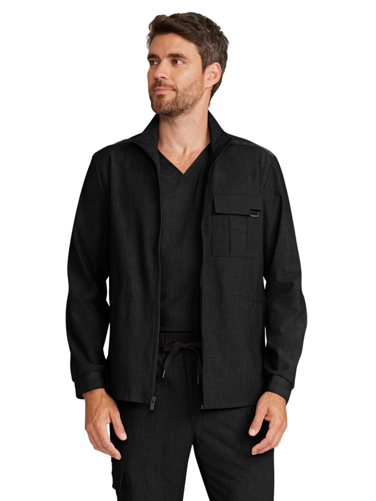 Men's 4-Pocket Utility Jacket - 361 - Black