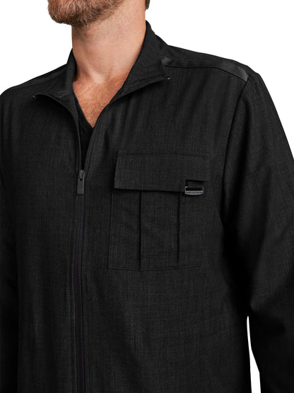 Men's 4-Pocket Utility Jacket - 361 - Black