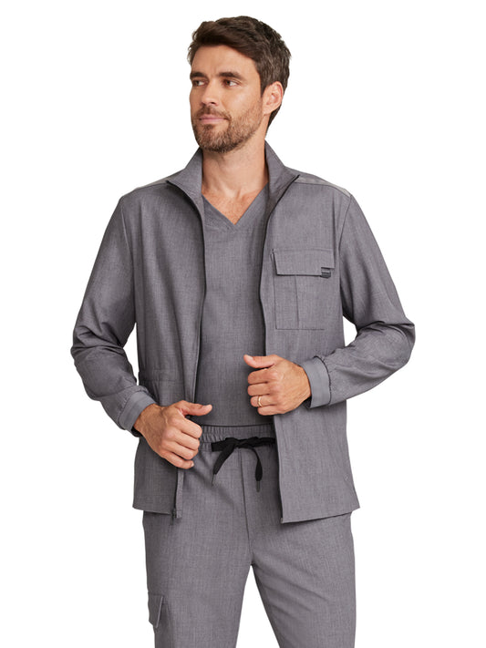 Men's 4-Pocket Utility Jacket - 361 - Heather Ash