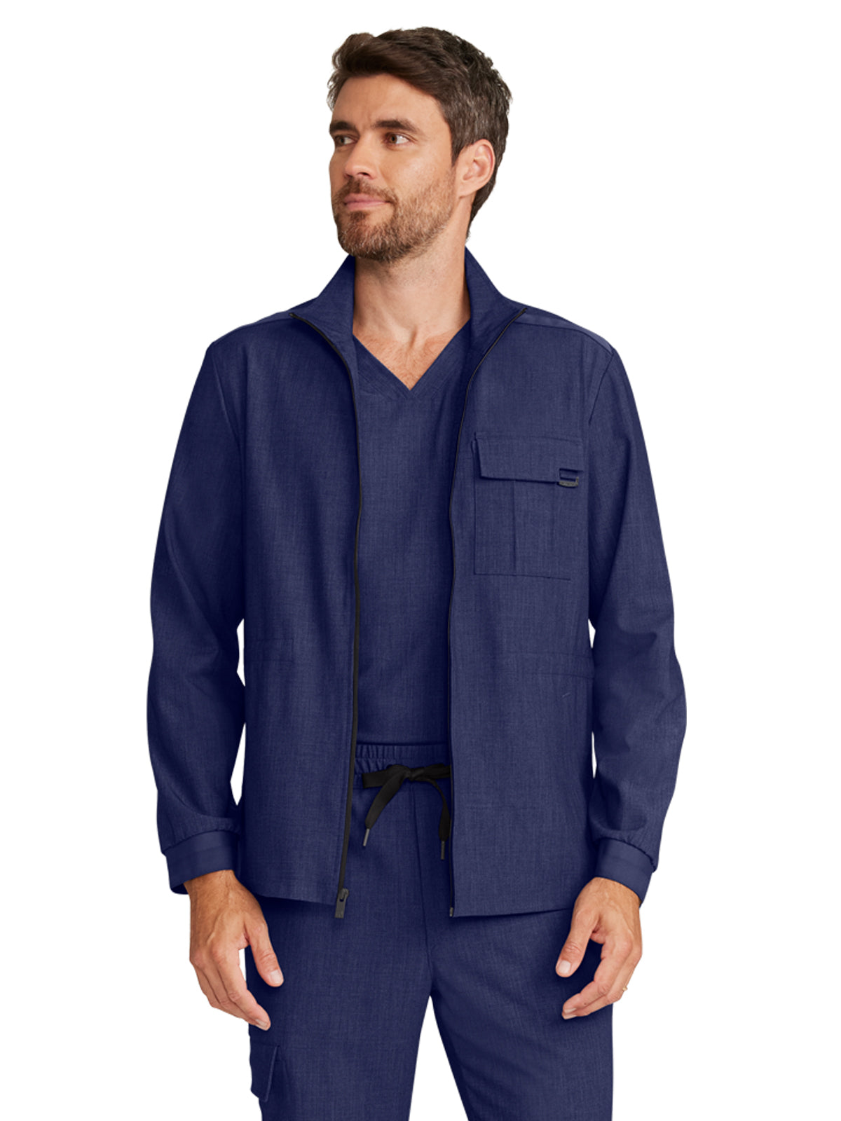 Men's 4-Pocket Utility Jacket - 361 - Navy