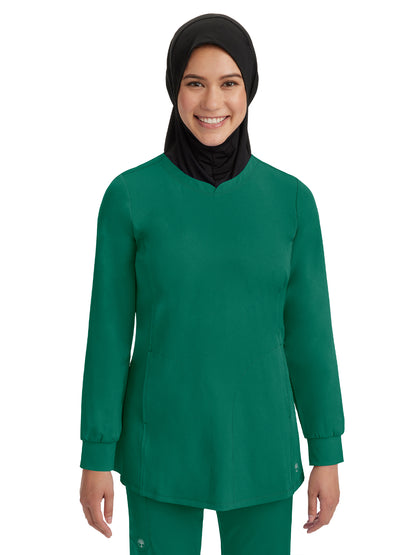 Women's Long Sleeve Top - 4001 - Hunter