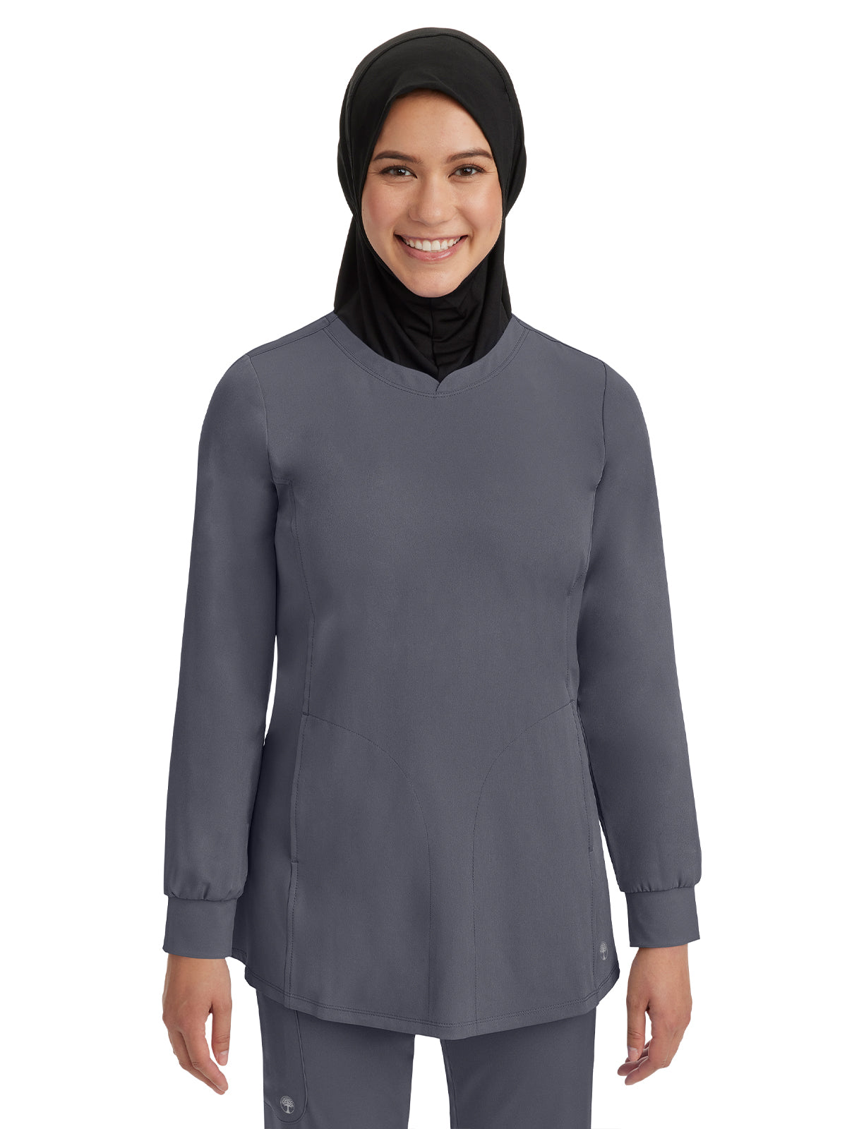Women's Long Sleeve Top - 4001 - Pewter