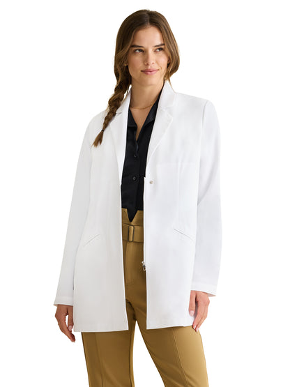 Women's 4-Pocket 31" Lab Coat - 400 - White