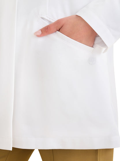 Women's 4-Pocket 31" Lab Coat - 400 - White