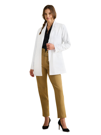 Women's 4-Pocket 31" Lab Coat - 400 - White