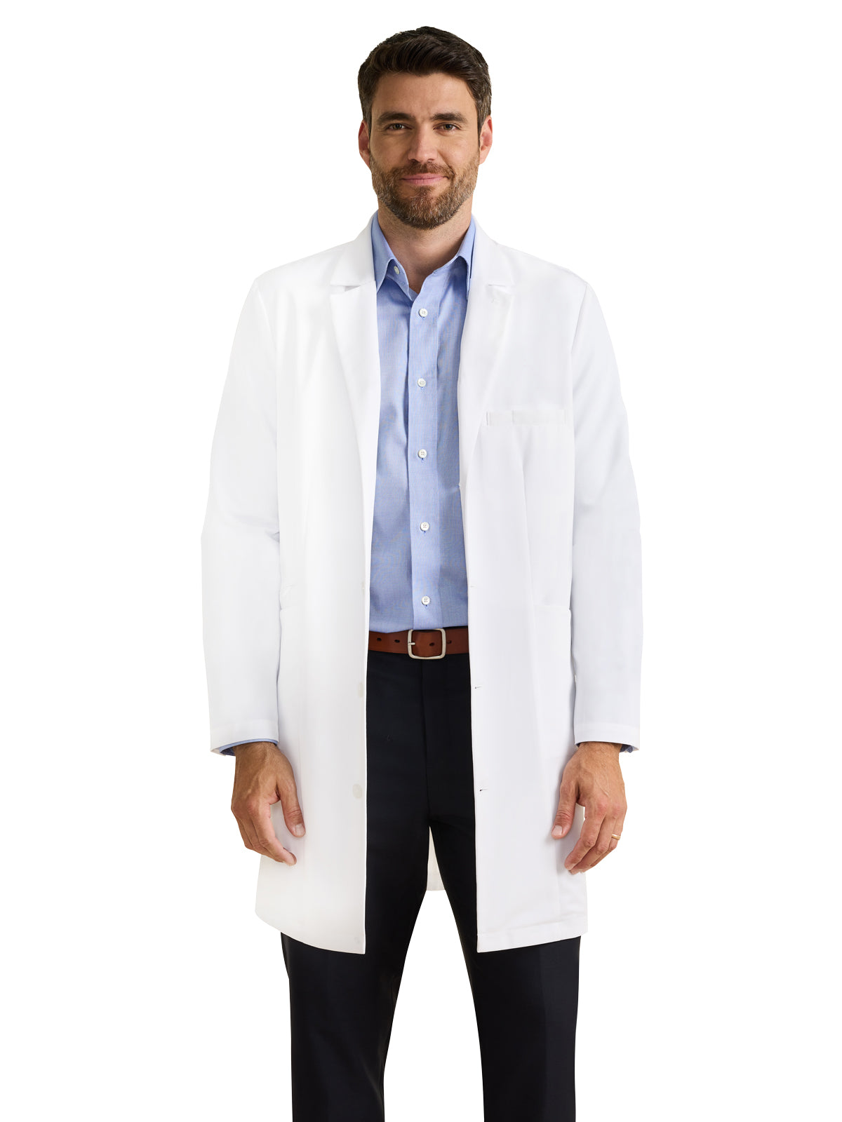 Men's 7-Pocket 37" Lab Coat - 401 - White