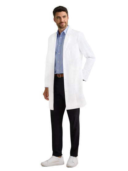 Men's 7-Pocket 37" Lab Coat - 401 - White