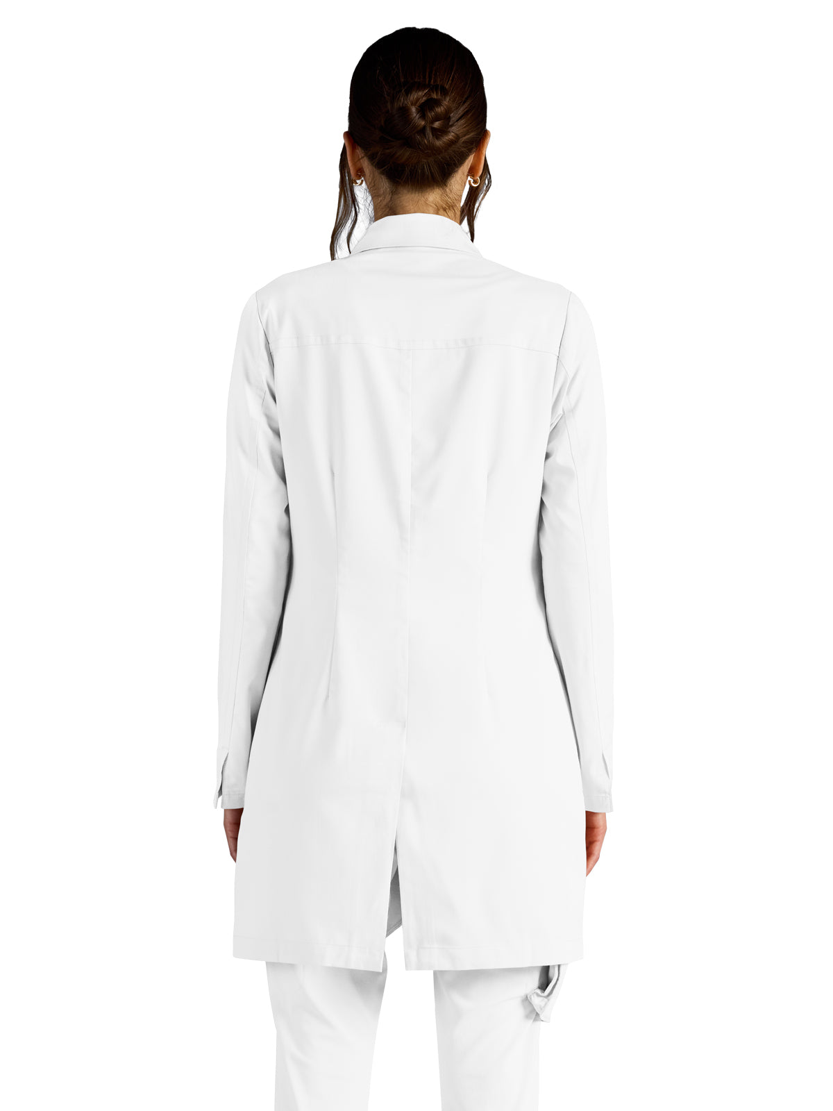 Women's Vera 34" Modernist Lab Coat - 402A - DWHITE