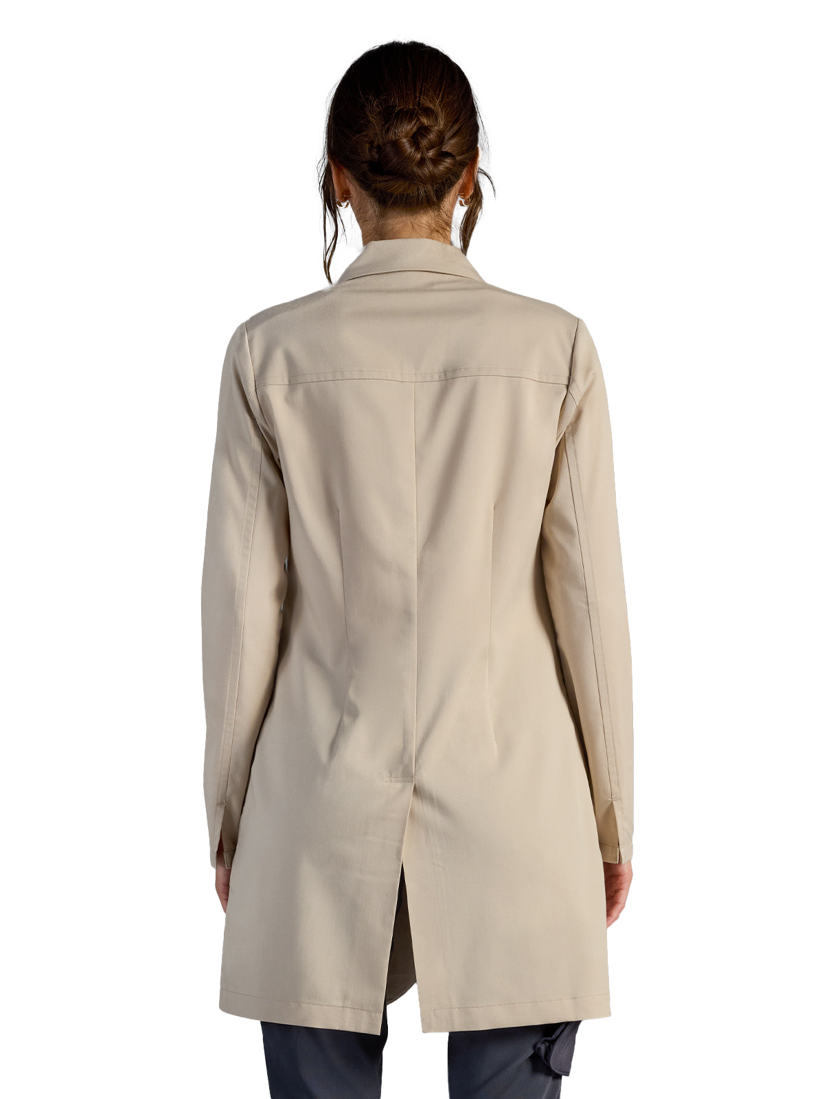 Women's Vera 34" Modernist Lab Coat - 402A - Warm Sand