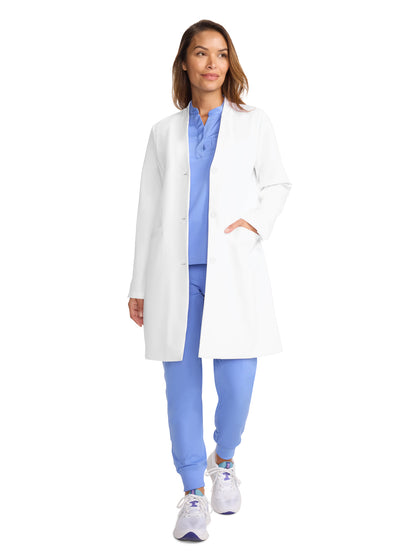 Women's 5-Pocket 34" Lab Coat - 403 - White