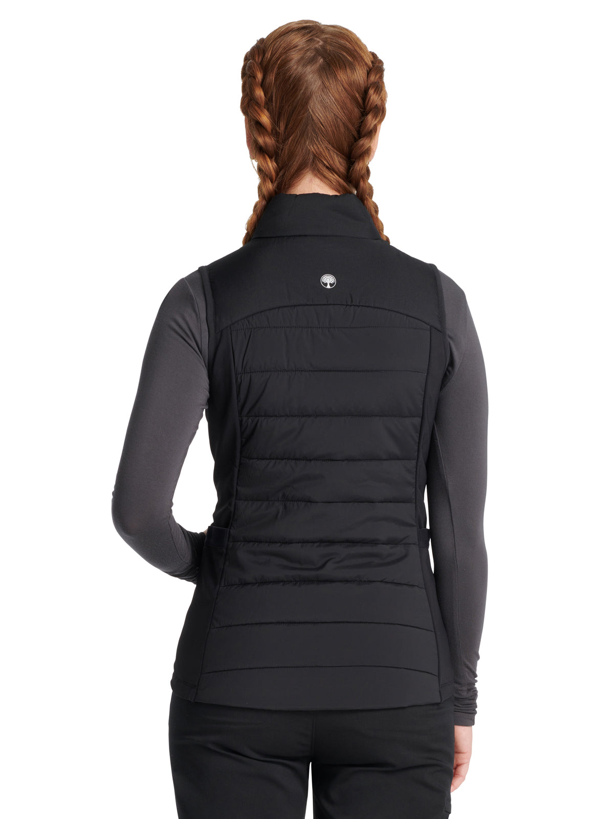 Women's 7-Pocket Quilted Vest - 500F - Black