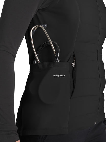 Women's 7-Pocket Khloe Quilted Vest - 500F - Black