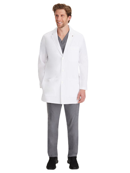 Men's Five-Pocket 35.5" Logan Lab Coat - 5100 - White