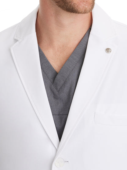 Men's Five-Pocket 35.5" Logan Lab Coat - 5100 - White