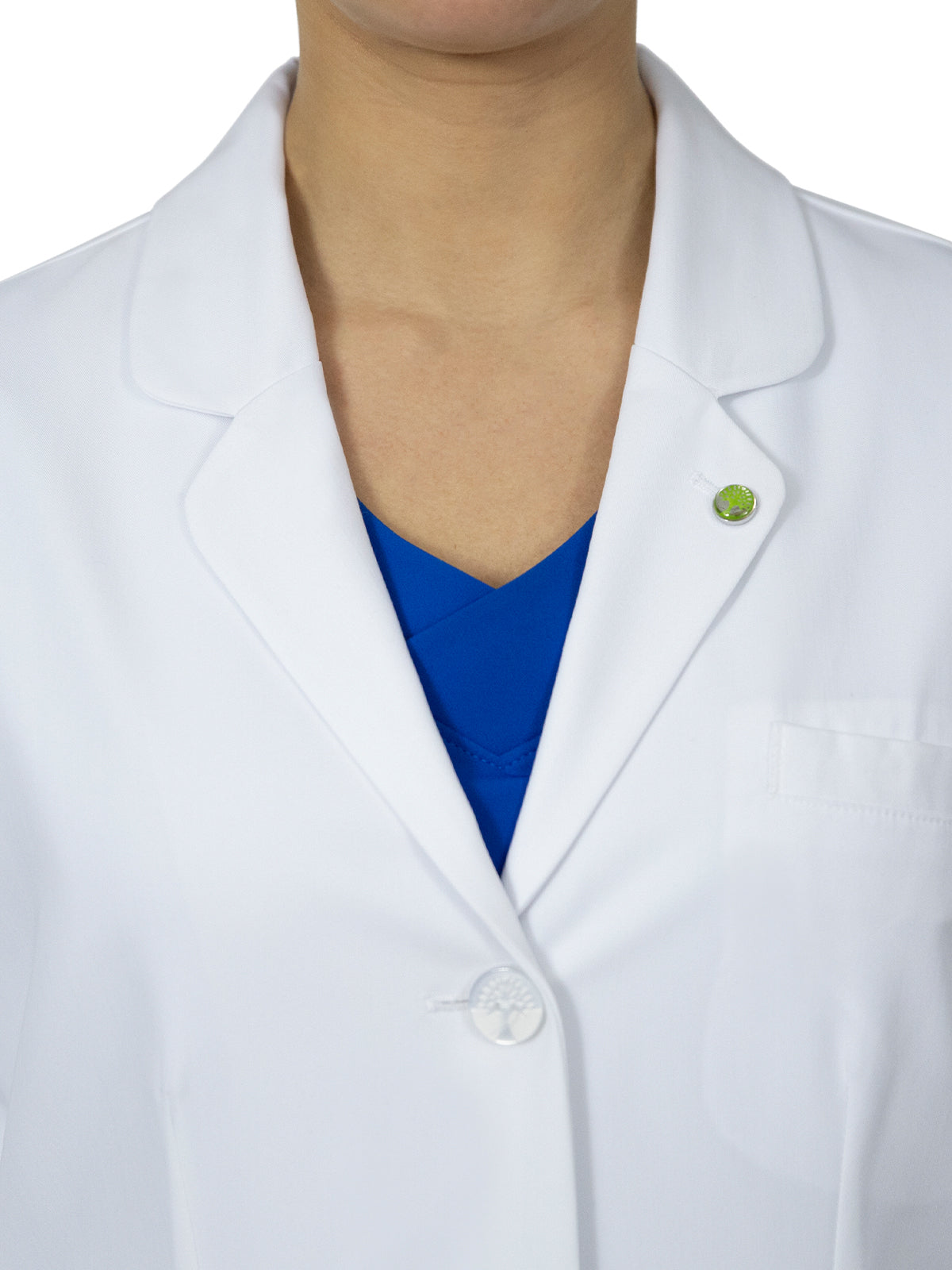 Women's Four-Pocket 35" Fiona Lab Coat - 5101 - White