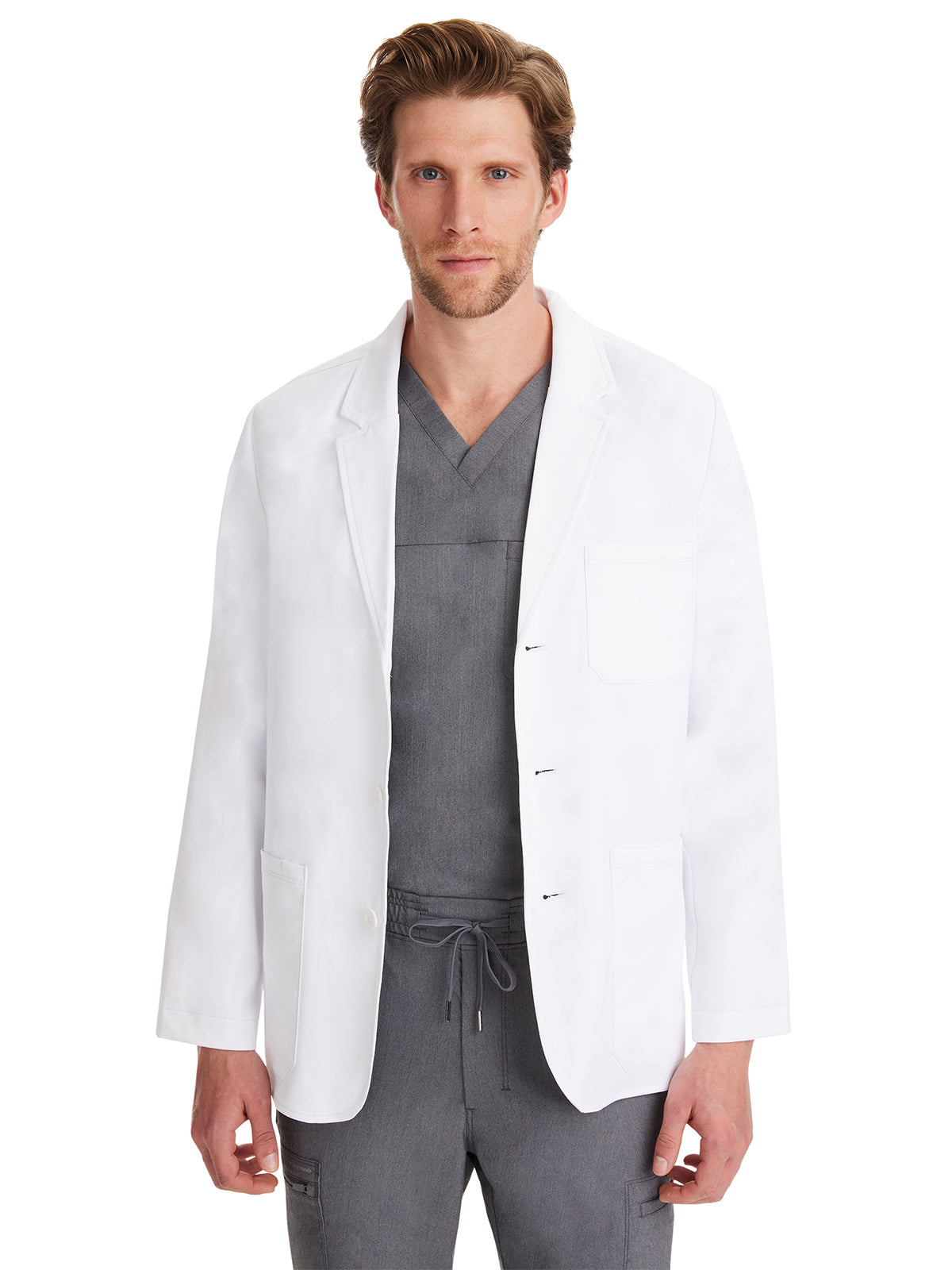 Men's Five-Pocket 30.5" Leo Consultation Lab Coat - 5150 - White