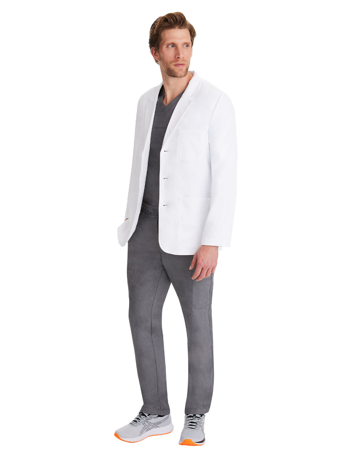 Men's Five-Pocket 30.5" Leo Consultation Lab Coat - 5150 - White