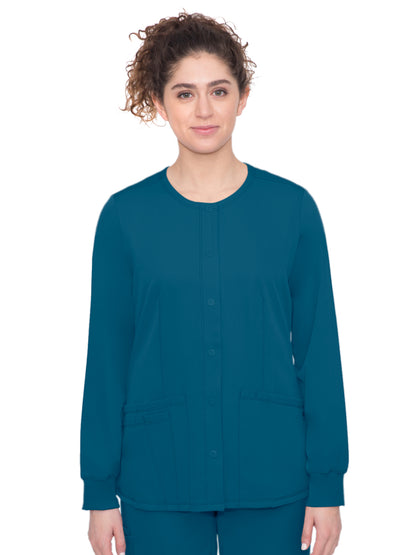 Women's 4-Pocket Megan Snap Front Jacket - 5500 - Caribbean