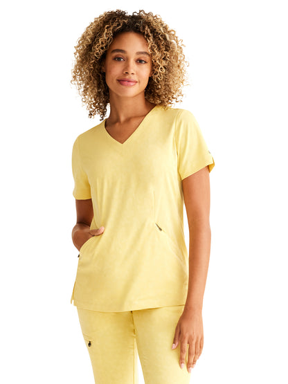 Women's Jolie Scrub Top - 601 - Marigold