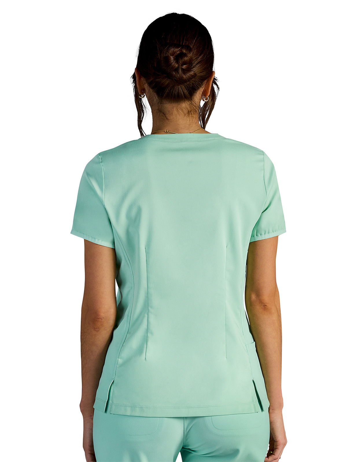 Women's Vivian V-Neck Scrub Top - 604A - Desert Sage