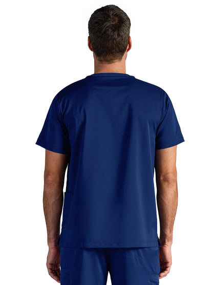 Men's Victor Quarter-Zip Top - 605A - DNavy