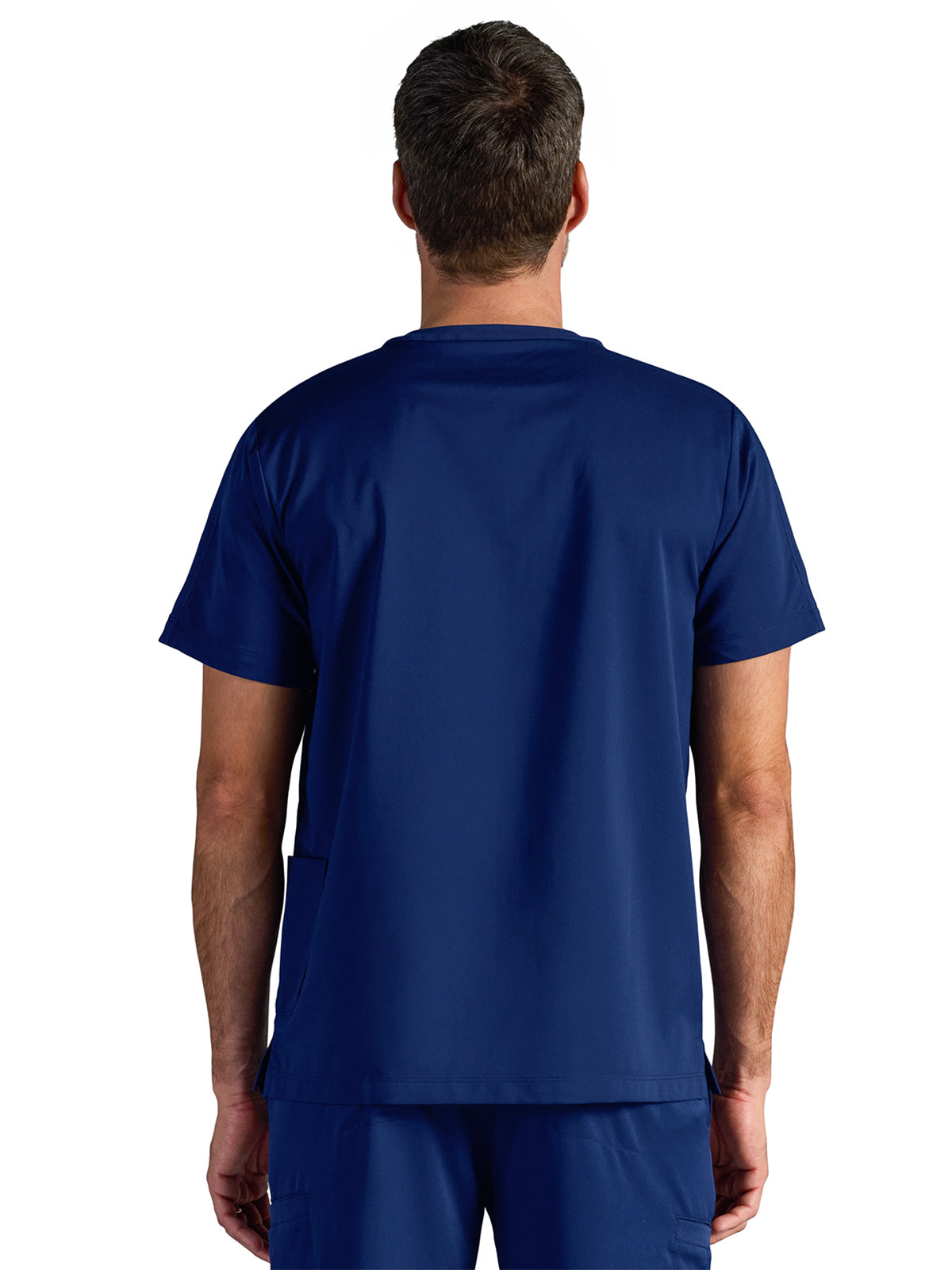 Men's Victor Quarter-Zip Scrub Top - 605A - DNavy