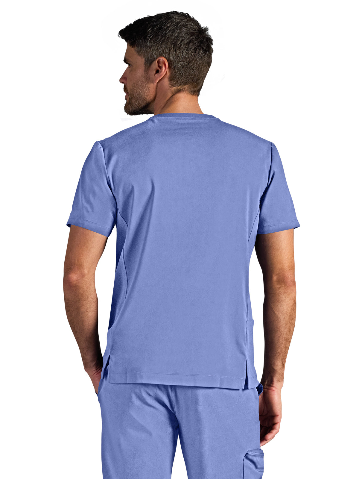 Men's Vincent V-Neck Scrub Top - 606A - Dciel