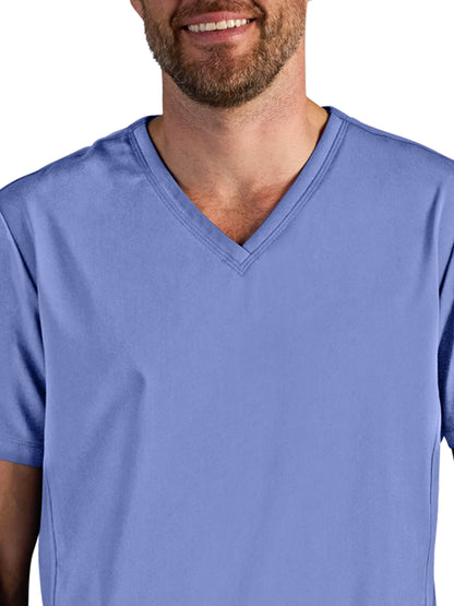 Men's Vincent V-Neck Scrub Top - 606A - Dciel