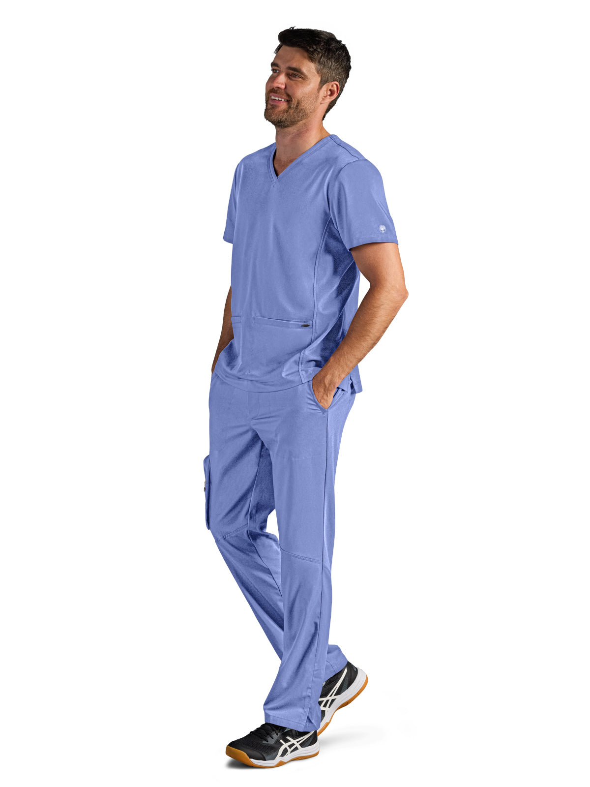 Men's Vincent V-Neck Scrub Top - 606A - Dciel