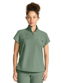 Women's 1-Pocket Partial Zip Top - 752 - Acadia Green