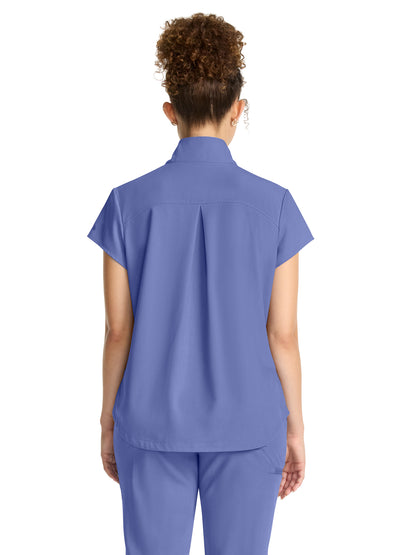 Women's 1-Pocket Partial Zip Top - 752 - Ceil