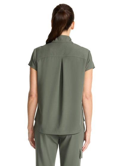 Women's 1-Pocket Partial Zip Top - 752 - Olive