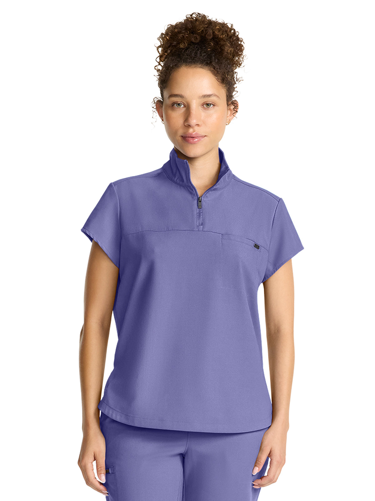 Women's 1-Pocket Partial Zip Top - 752 - Persian Violet