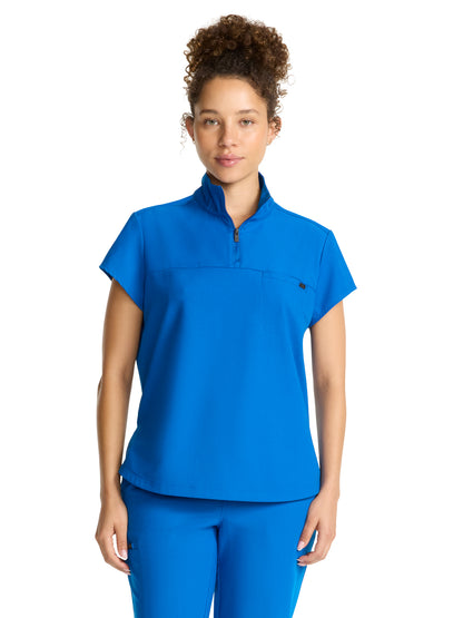 Women's 1-Pocket Partial Zip Top - 752 - Royal