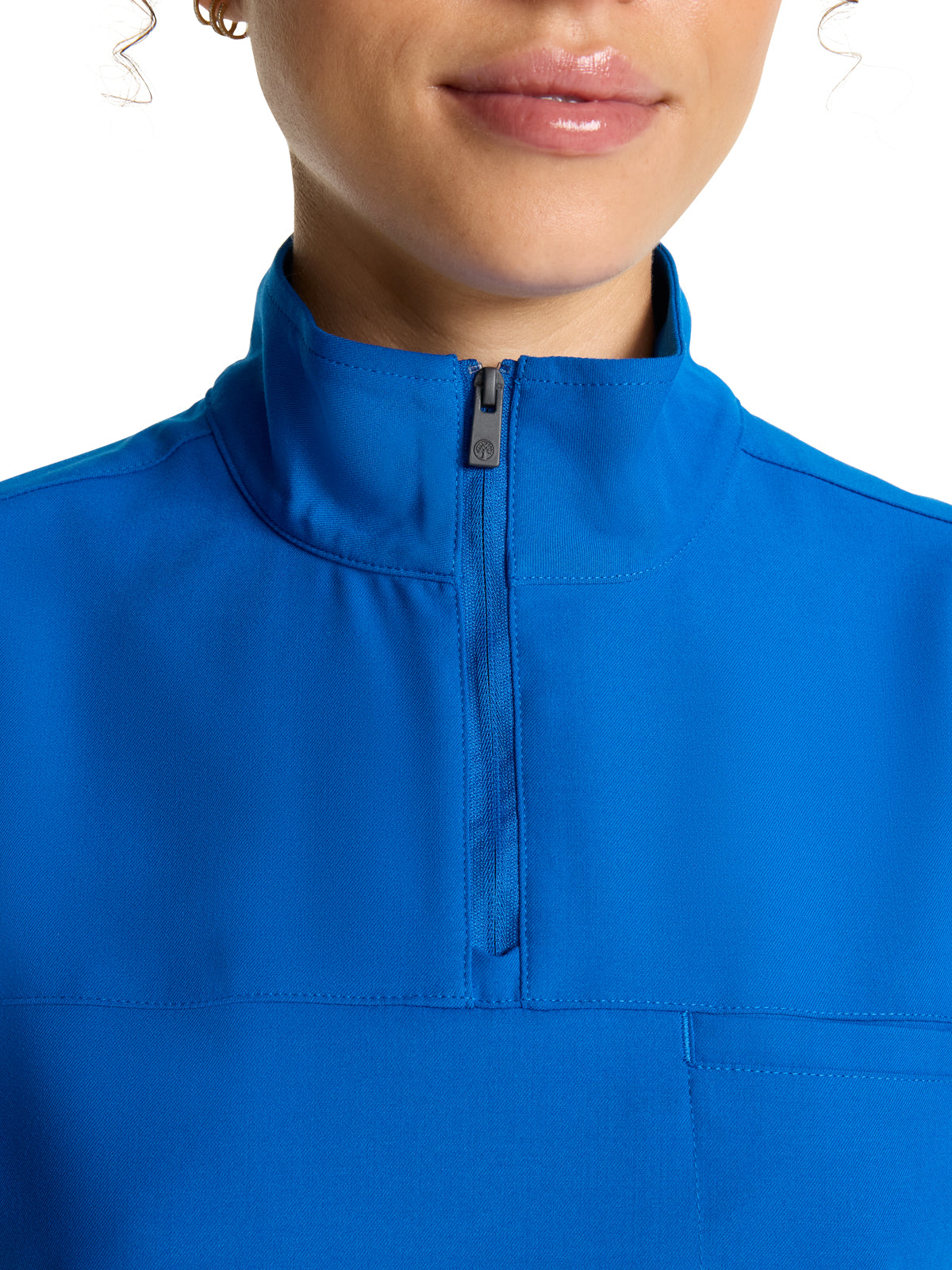 Women's 1-Pocket Partial Zip Top - 752 - Royal