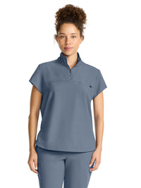 Women's 1-Pocket Partial Zip Top - 752 - Twilight Blue