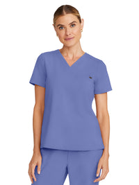 Women's 1-Pocket V-Neck Top - 755 - Ceil