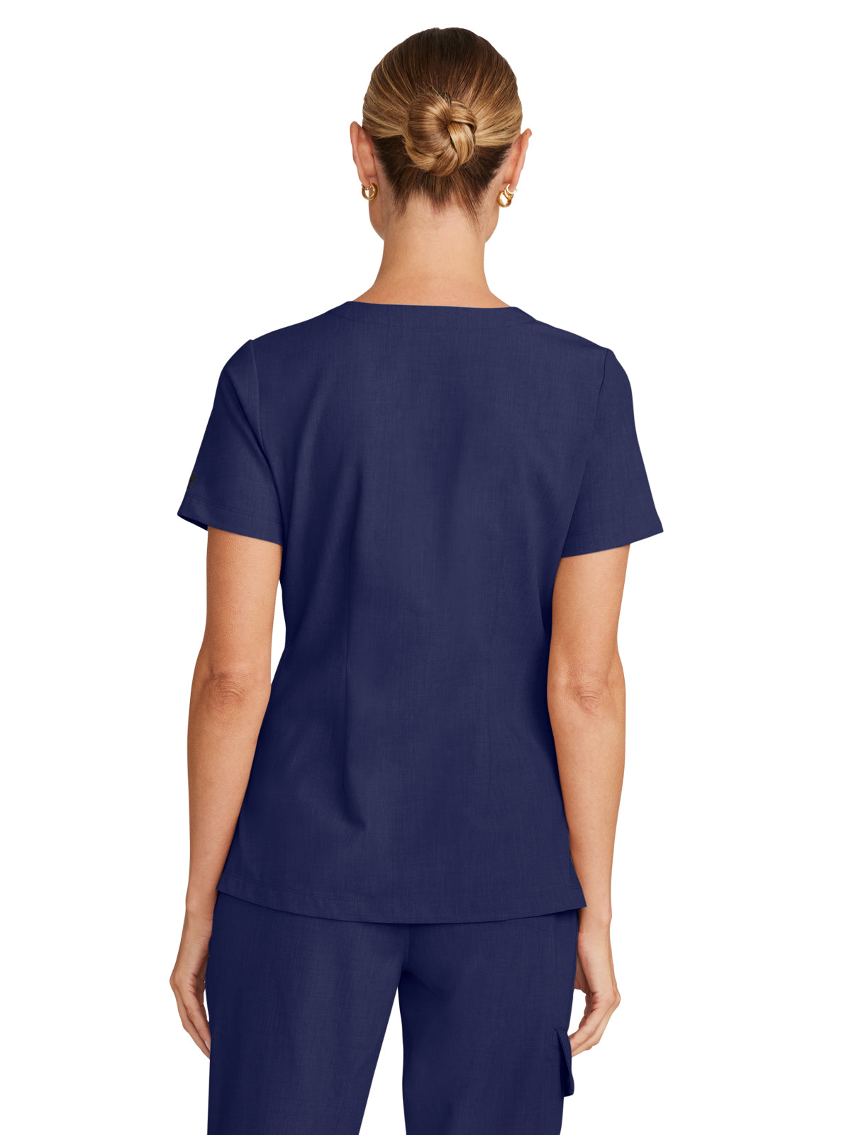 Women's 1-Pocket V-Neck Top - 755 - Navy