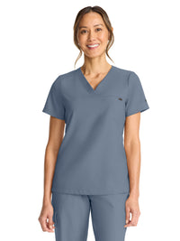 Women's 1-Pocket V-Neck Top - 755 - Twilight Blue