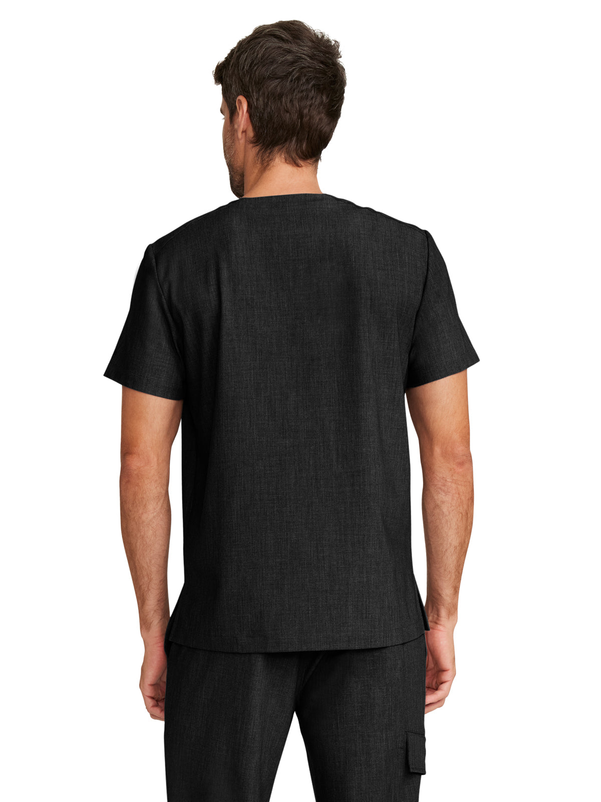 Men's 1-Pocket V-Neck Top - 758 - Black