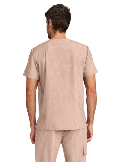 Men's 1-Pocket V-Neck Top - 758 - Desert Taupe