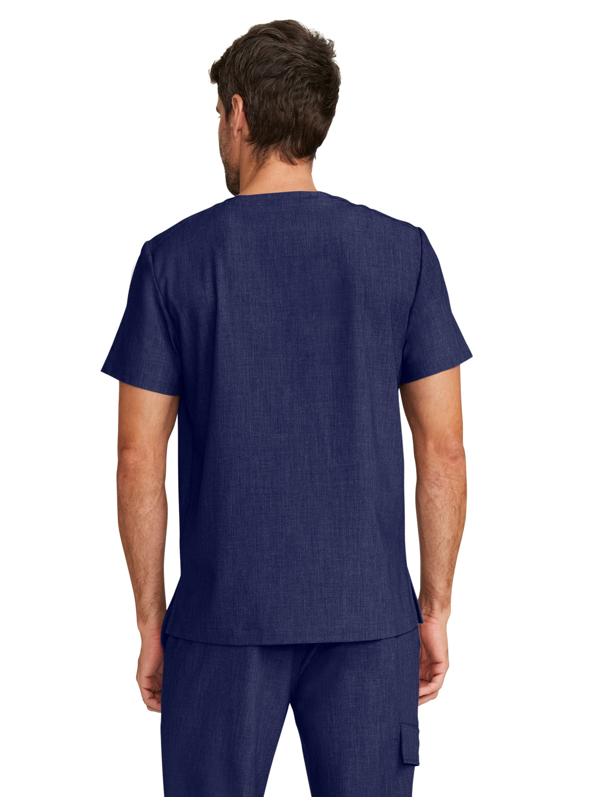 Men's 1-Pocket V-Neck Top - 758 - Navy