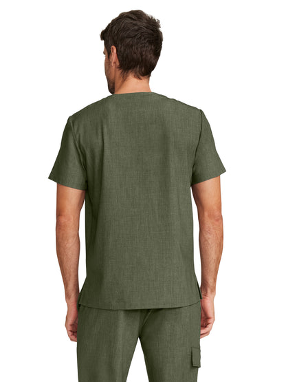 Men's 1-Pocket V-Neck Top - 758 - Olive