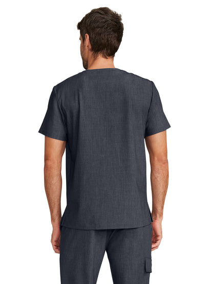 Men's 1-Pocket V-Neck Top - 758 - Pewter