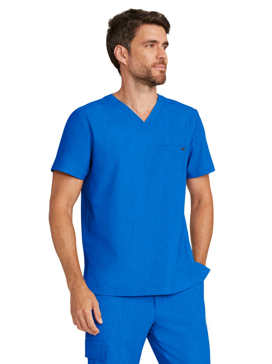 Men's 1-Pocket V-Neck Top - 758 - Royal