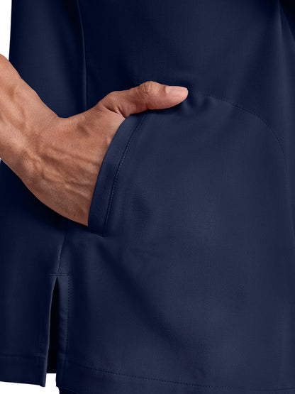 Men's 3-Pocket Polo Collar Top - 759 - Navy