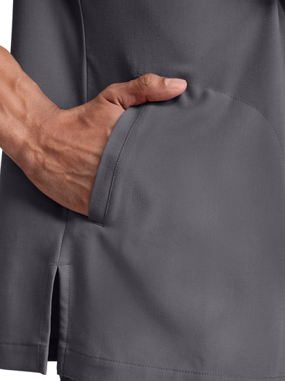 Men's 3-Pocket Polo Collar Top - 759 - Pewter