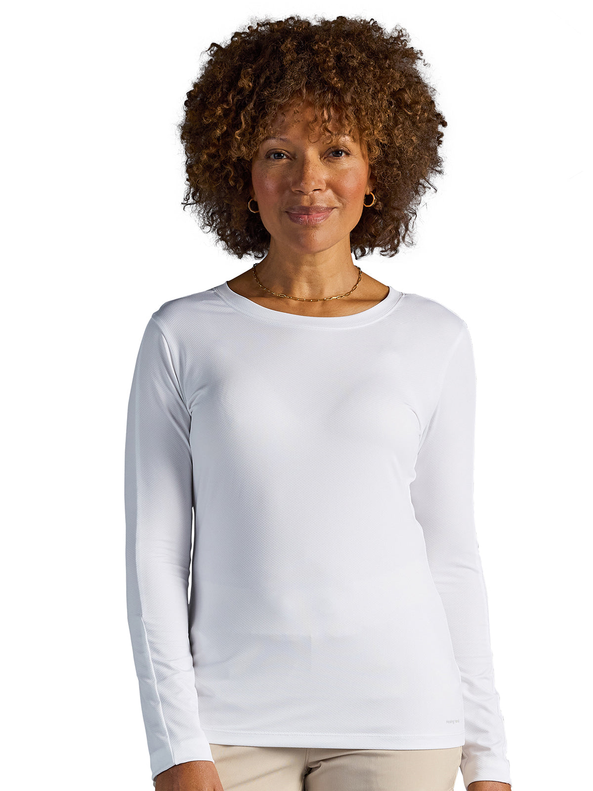 Women's Valerie Long-Sleeve Scoop Neck Tee - 809 - White